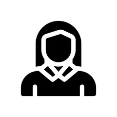 worker glyph icon