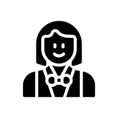 croupier glyph icon