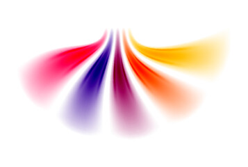 A vibrant and playful design featuring rainbow-color lines arranged in a dynamic composition, perfect for adding a pop of color to any project