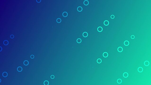 Moving Colorful Bubble Shapes, 2D Loop Animation Background, Retro Pattern Abstract Video.