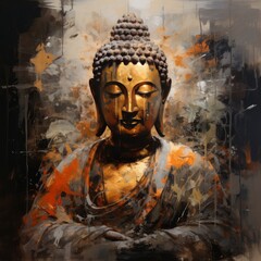 Buddha. Generative AI