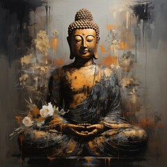 Buddha. Generative AI