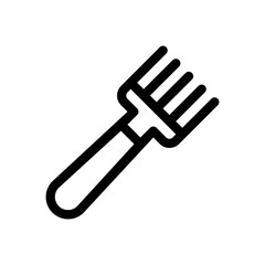 pitchfork line icon