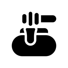 honey glyph icon