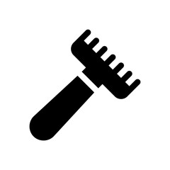 rake glyph icon