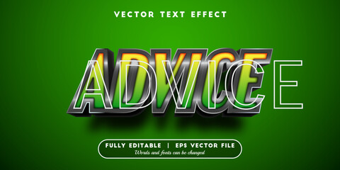 Text effects 3d advice, editable text style