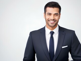 portrait of a businessman smilling 