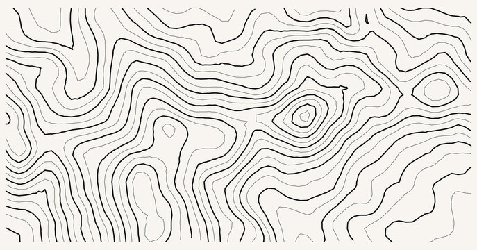 abstract background illustration, model, contour line topographic map, terrain lines, geography map, mountain	