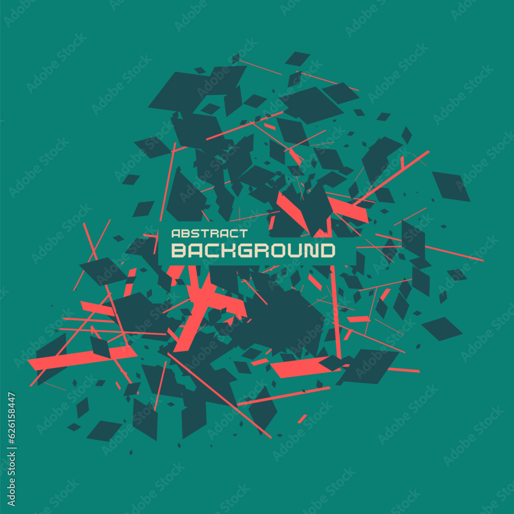 Poster abstract background with simple elements. an image of geometric elements and shapes. vector illustra