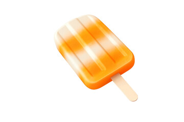 3D Popsicle Ice cream  on Transparent Background 