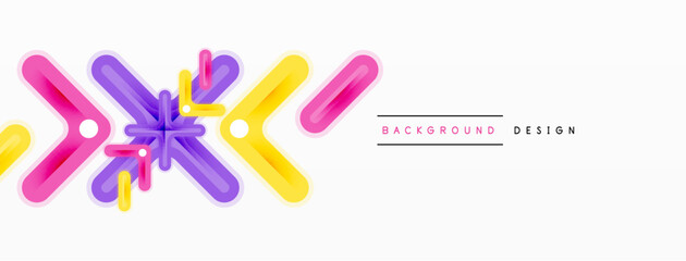 Minimal geometric background cross line. Design for wallpaper, banner, background, landing page, wall art, invitation, prints, posters
