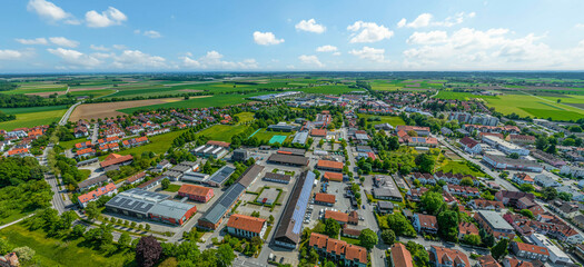 Landsberg am Lech im Luftbild, Blick über östlichen Bezirke