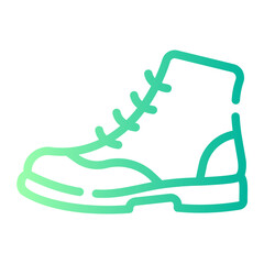 boot Line Gradient Icon