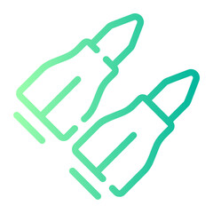 bullet Line Gradient Icon