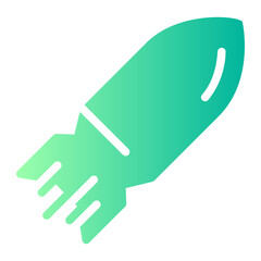 bomb Gradient icon