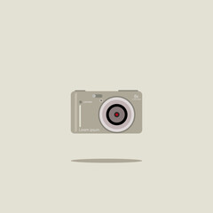 Fototapeta premium icon design camera digital pocket vector illustration interesting flat design pastel eps 10