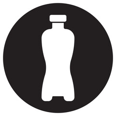 bottle icon vector