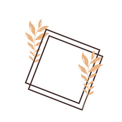 Aesthetic Floral Frame