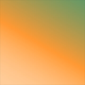 Abstract background orange with a transition to green with a color gradient for design. Colorful autumn vector illustration with blur. Bright light wavy line spot. Template with a beautiful theme.