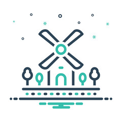 Mix icon for mills © WEBTECHOPS