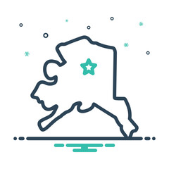 Mix icon for alaska