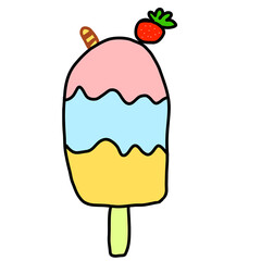 strawberry ice cream