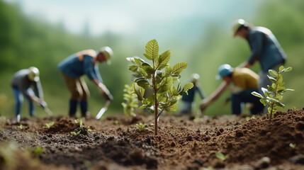 preserving the environment in the world by planting as many trees as possible