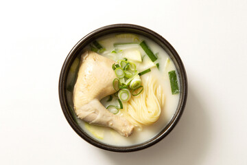 kalguksu,  Noodle Soup with Chicken  