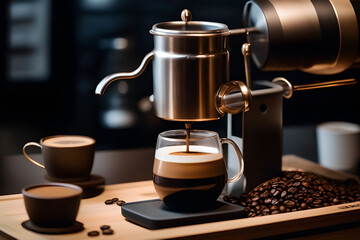 cup of coffee. generative ai