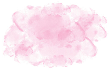 Fototapeta premium watercolor pink background. watercolor background with clouds