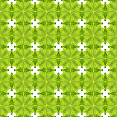 Repeating striped hand drawn border. Green