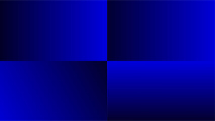 Obraz premium Four blue gradient squares abstract presentation background