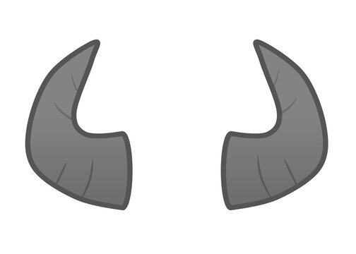 Clip Art Of Black Horn