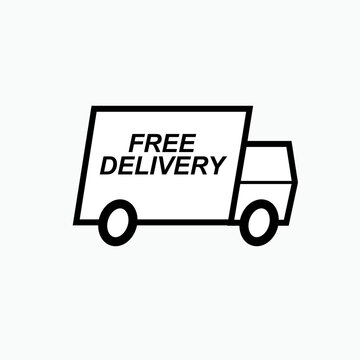 Free Delivery Icon. Gratis Deliver Symbol.    