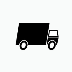 Delivery Icon. Send Package Symbol. Courier Sign - Vector Logo Template.    