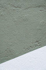 Mur en béton avec peinture blanche et verte - Arrière plan motif graphique