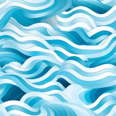 seamless pattern abstract blue waves