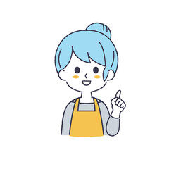シンプルな女性のイラスト