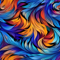 seamless pattern abstract pattern with flowers