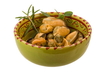 Marinated mussels