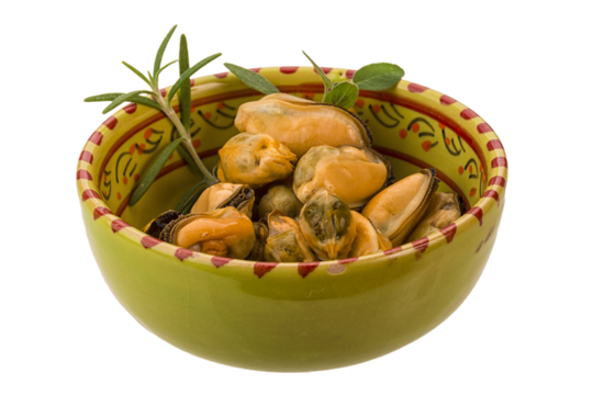 Marinated mussels