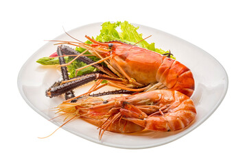 Giant Freshwater Prawn and king prawns