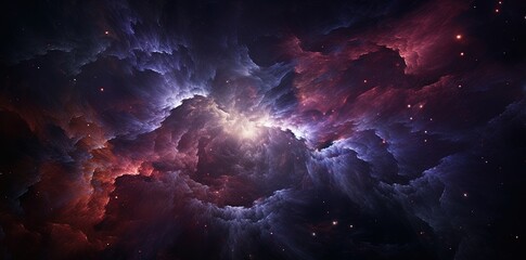 Nebula in outter space with lots of colors and some swirl
