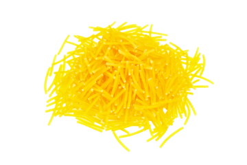 Dry raw vermicelli Italian pasta