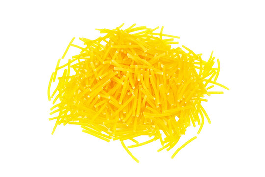 Dry raw vermicelli Italian pasta