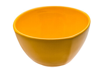 Yellow empty bowl
