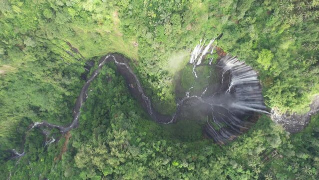Indonesia. Java east. Air Terjun Tumpak Sewu

