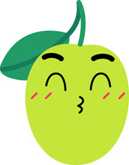 Jujube Face Kiss Over Happy Close Eye