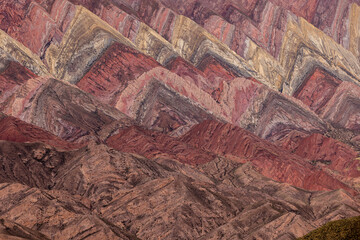 Day trip to the scenic and colorful Hornocal de 14 Colores in Jujuy, Argentina, South America