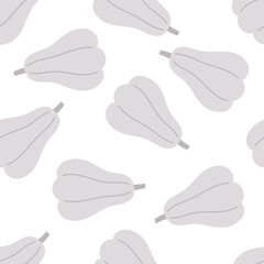 Autumn seamless pattern with cartoon pumpkins. season. nature theme. Design for fabric, print, textile, wrapping paper